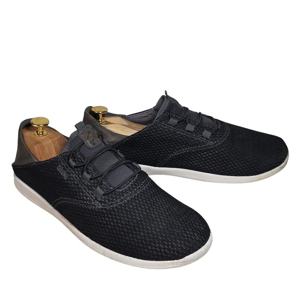 OluKai Alapa Li Black Sneakers With Drop In Heel Mens Size 9